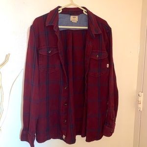Vans boyfriend flannel oversized fall flannel L